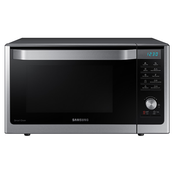 Samsung MC11H6033CT Countertop Microwave Oven with 1.1 cu. ft. Capacity,  1,000 Watts, 10 Power Levels, Convection Cooking, Toaster Oven, Broiler,  SLIM FRY Technology, Grilling Element, Triple Distribution System, Eco  Mode, Glass Turntable